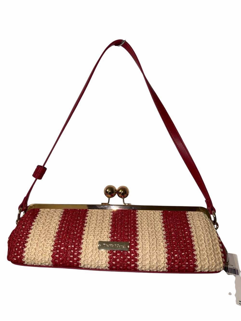 The Wolf Gang Red and Beige Shoulder Bag.NWT - Picture 3 of 14